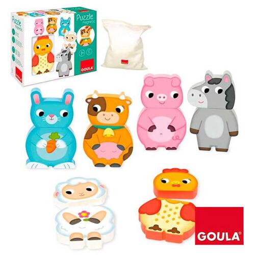 Puslespil i Træ som kan personaliseres Goula Goula 455245 (12 stk)