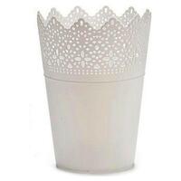 Urtepotte 8430852224194 Hvid Plastik 15 x 18 x 15 cm