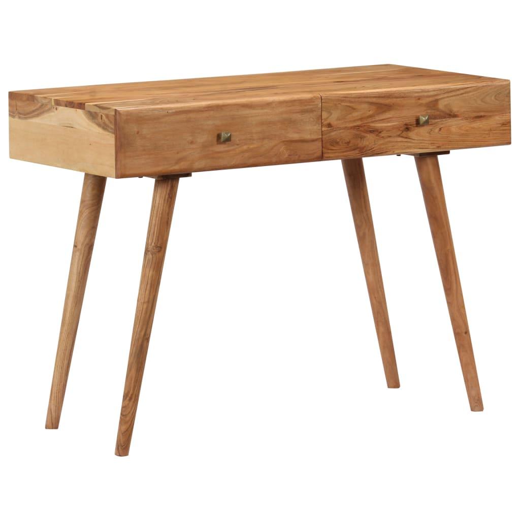 Skrivebord i massivt akacietræ 100 x 51 x 76 cm