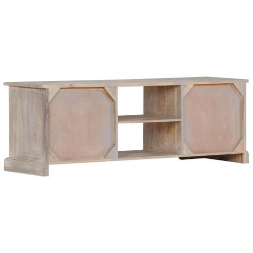 Tv-skab 120x30x40 cm massivt akacietræ