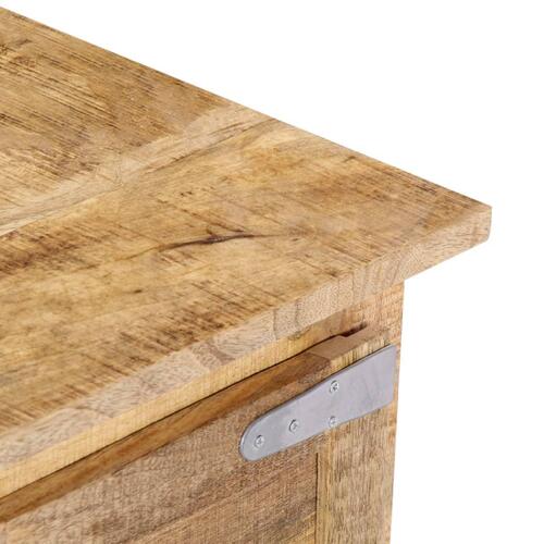 Sofabord 70x70x30 cm massivt mangotræ