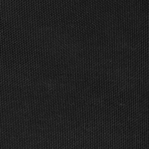 Solsejl 4×4×4 m trekant - oxfordstof, sort