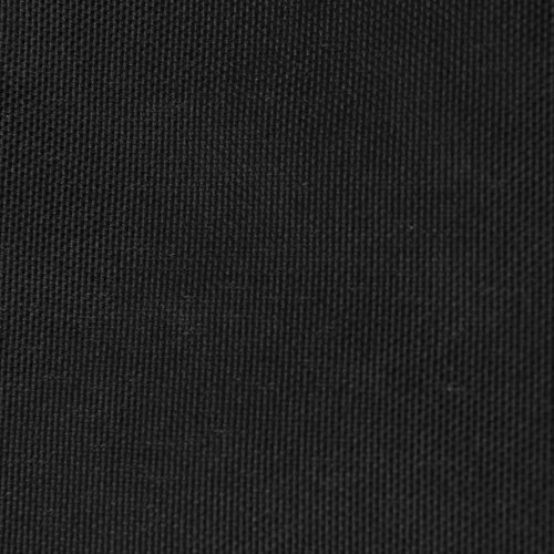 Solsejl trekant 5 × 7 × 7 m i oxfordstof - sort