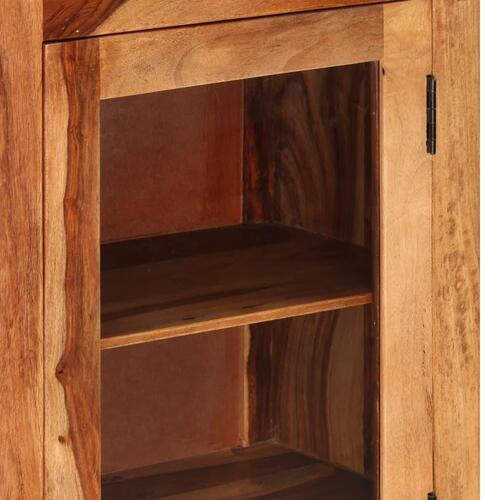 Højskab 50x30x110 cm massivt sheeshamtræ