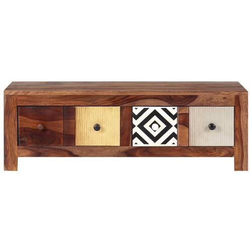 Sofabord 90x50x30 cm massivt sheeshamtræ