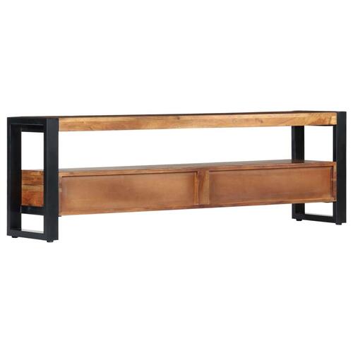 Tv-bord 140x30x45 cm massivt akacietræ