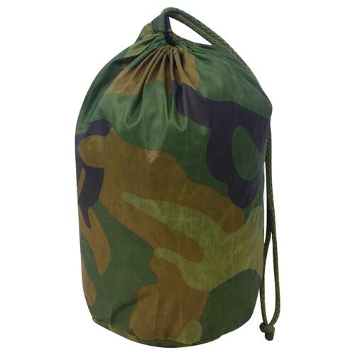 Camouflagenet med opbevaringstaske 5x6 m grøn