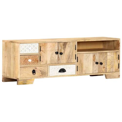 Tv-skab 120x30x40 cm massivt mangotræ