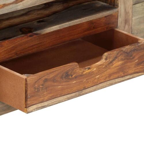 Skænk 100x30x50 cm massivt sheeshamtræ grå