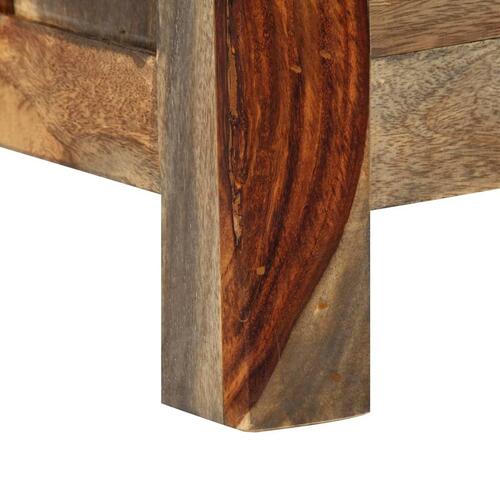 Skænk 100x30x50 cm massivt sheeshamtræ grå