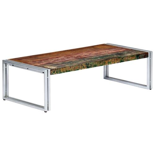 Sofabord 120x60x35 cm massivt genbrugstræ