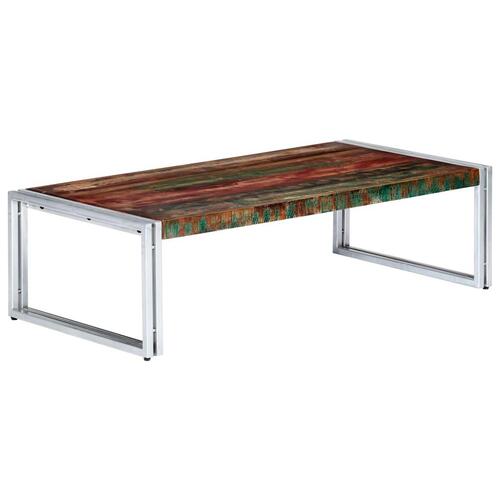 Sofabord 120x60x35 cm massivt genbrugstræ
