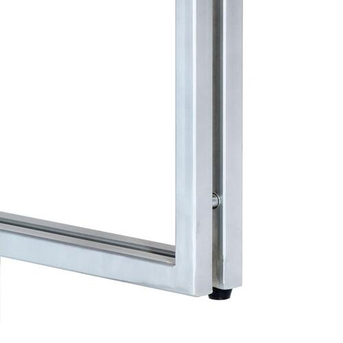 Sofabord 60x60x35 cm massivt genbrugstræ