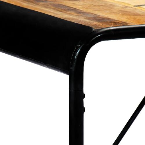 Spisebord 180 x 90 x 76 cm massivt ru mangotræ