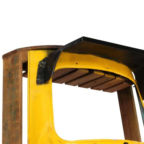 Rickshaw-vinskab 100x60x172 cm massivt genbrugstræ