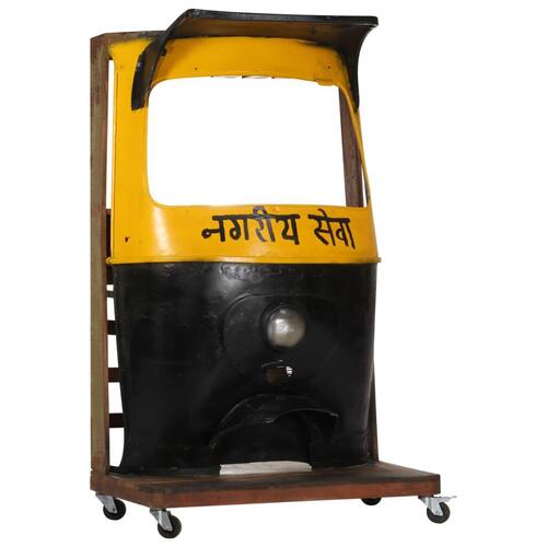 Rickshaw-vinskab 100x60x172 cm massivt genbrugstræ