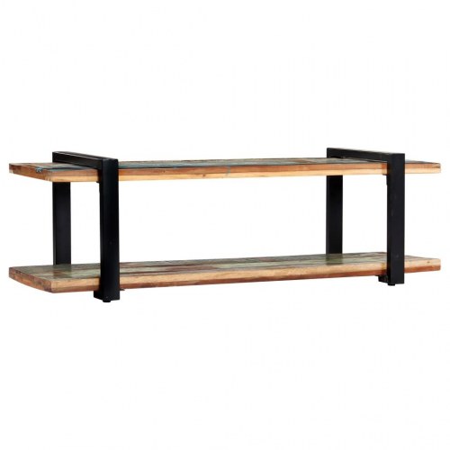 Tv-skab 130x40x40 cm massivt genbrugstræ