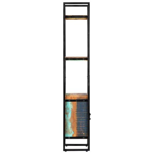 Bogreol 45x30x171 cm massivt genbrugstræ