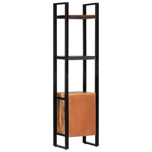 Bogreol 45x30x171 cm massivt genbrugstræ