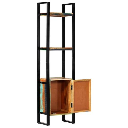 Bogreol 45x30x171 cm massivt genbrugstræ