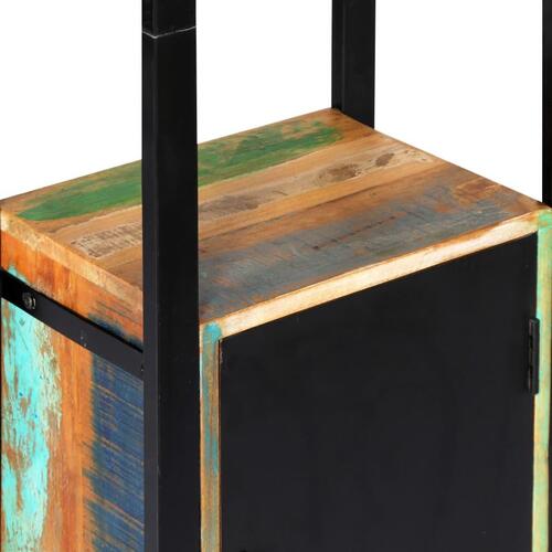 Bogreol 45x30x171 cm massivt genbrugstræ