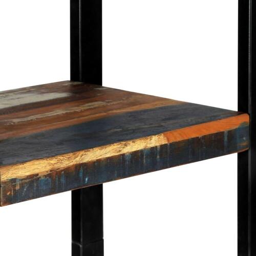 Bogreol 45x30x171 cm massivt genbrugstræ