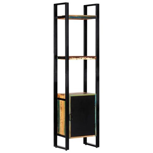 Bogreol 45x30x171 cm massivt genbrugstræ