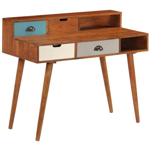 Skrivebord massivt akacietræ 110 x 50 x 90 cm