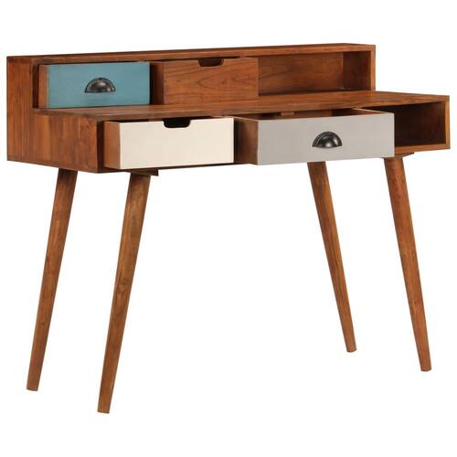 Skrivebord massivt akacietræ 110 x 50 x 90 cm
