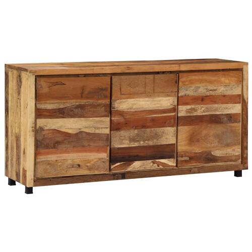 Sideskab 160x38x79 cm massivt genbrugstræ