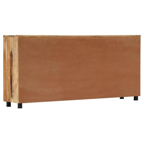 Sideskab 160x38x79 cm massivt genbrugstræ