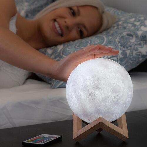 Genopladelige LED-Lampe Måne Moondy InnovaGoods