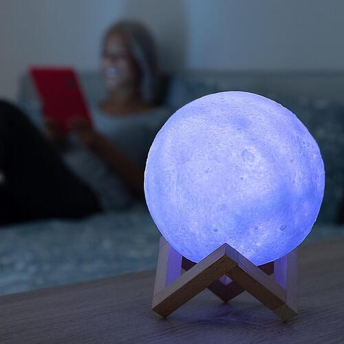 Genopladelige LED-Lampe Måne Moondy InnovaGoods
