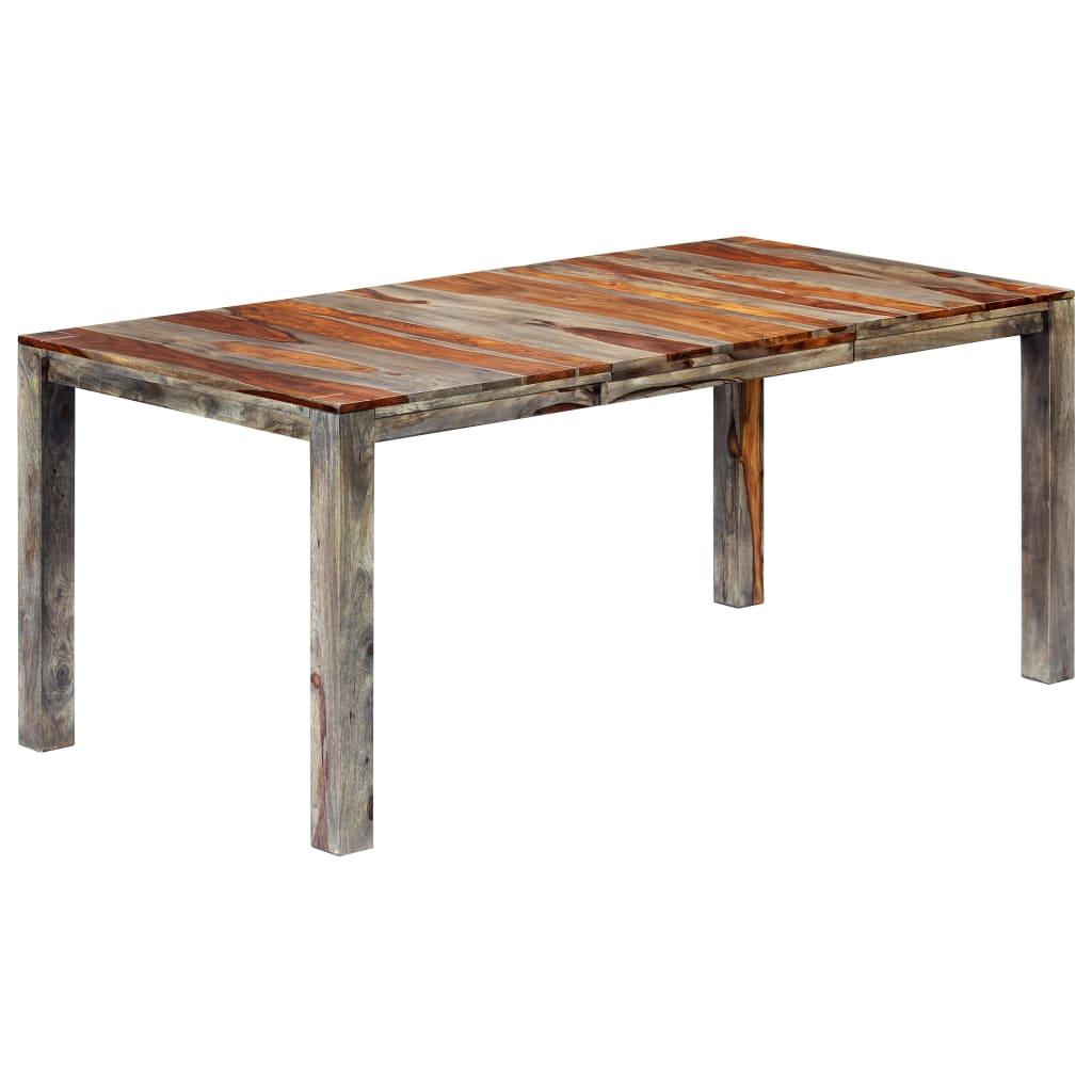 Spisebord 180 x 90 x 76 cm massivt sheeshamtræ