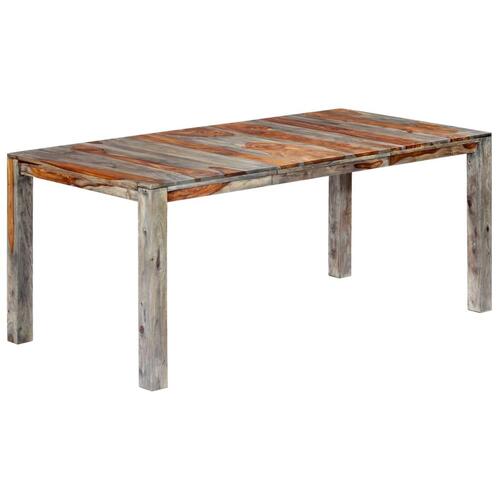 Spisebord 180 x 90 x 76 cm massivt sheeshamtræ