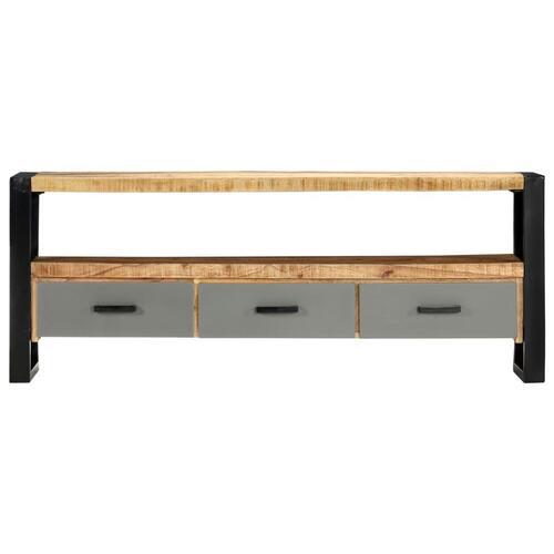 Tv-skab 130 x 30 x 50 cm massivt mangotræ