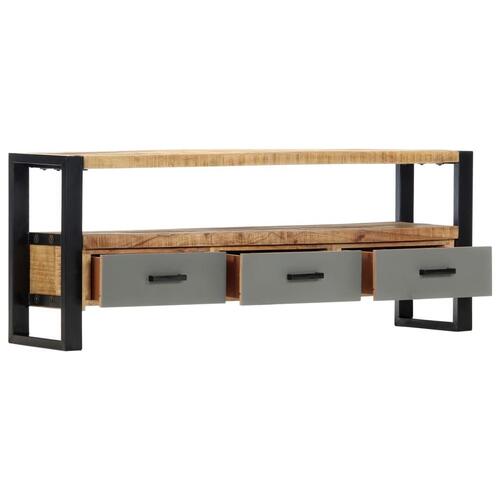 Tv-skab 130 x 30 x 50 cm massivt mangotræ