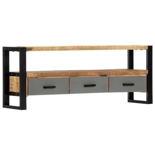 Tv-skab 130 x 30 x 50 cm massivt mangotræ