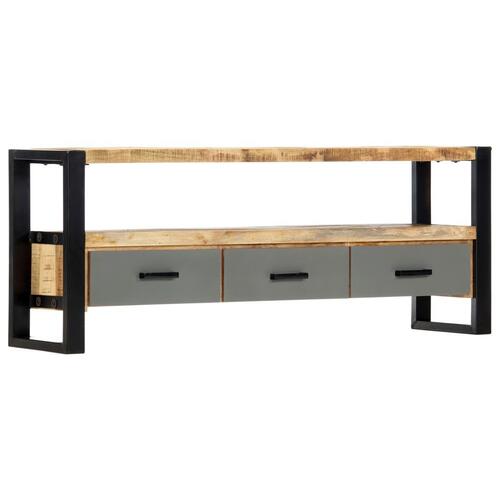 Tv-skab 130 x 30 x 50 cm massivt mangotræ