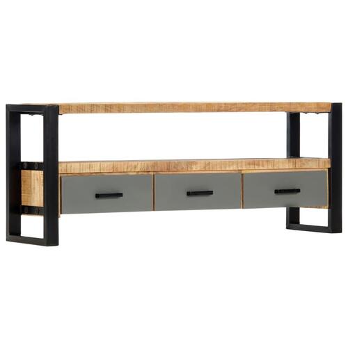 Tv-skab 130 x 30 x 50 cm massivt mangotræ