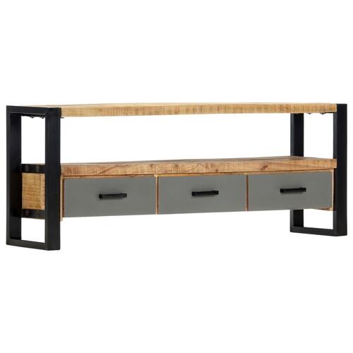 Tv-skab 130 x 30 x 50 cm massivt mangotræ