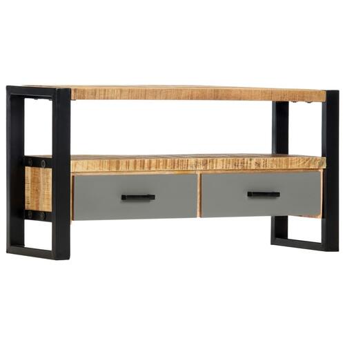 Tv-skab i massivt mangotræ 100 x 30 x 50 cm