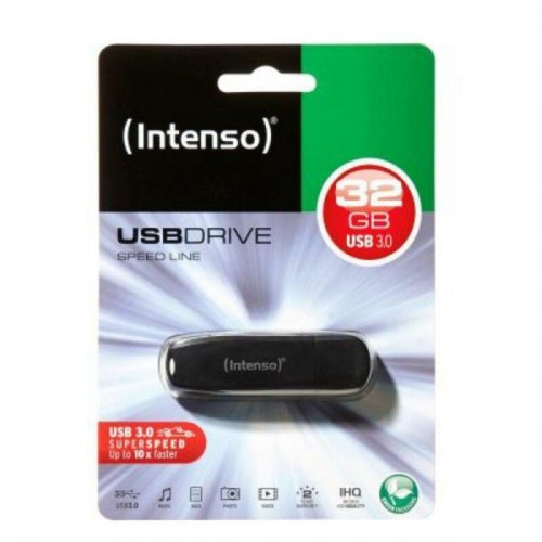 USB-stik 32 GB USB 3.0 - INTENSO Speed Line (sort)