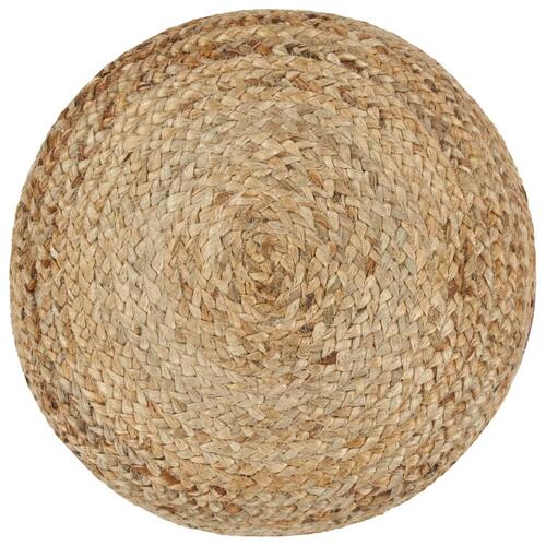 Håndlavet puf 40 x 45 jute brun