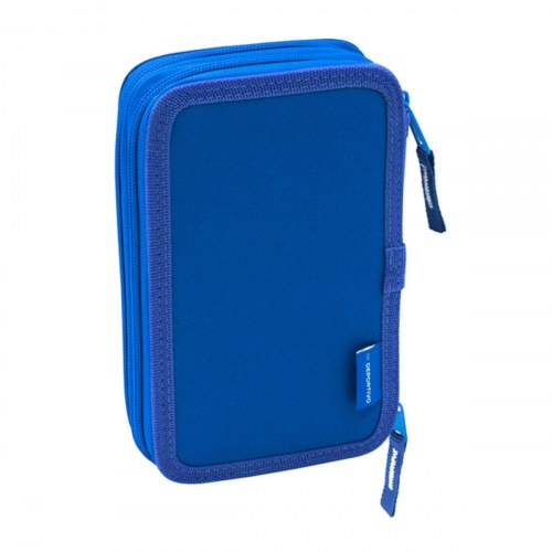 Dobbelt penalhus R. C. Deportivo de La Coruña - blå/hvid 12,5 × 19,5 × 4 cm