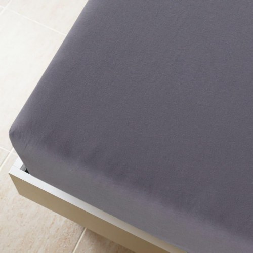 Stræklagner 2 stk. i jerseybomuld 100 x 200 cm - antracitgrå