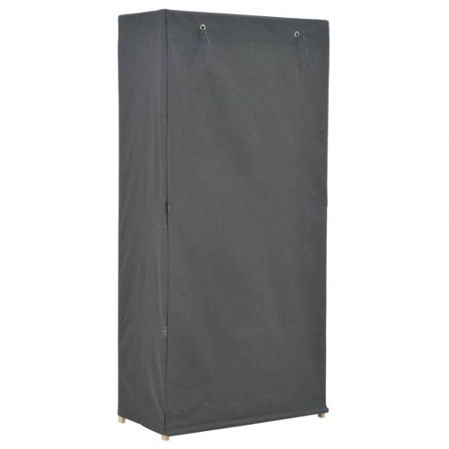 Klædeskab 79 x 40 x 170 cm stof grå