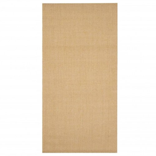 Gulvtæppe 100x200 cm naturlig sisal sandfarvet
