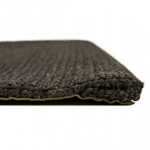 Gulvtæppe 80x200 cm naturlig sisal sort