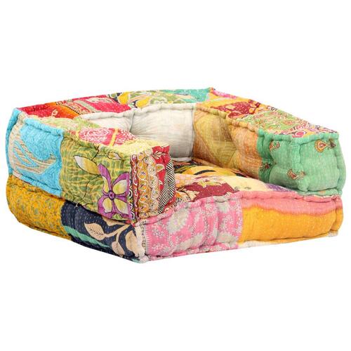 Modulpuf stof patchwork